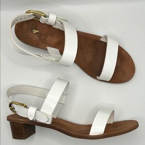 Polo Ralph Lauren Leather Heeled Sandal size 7